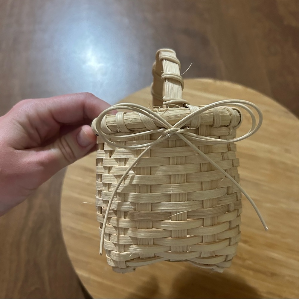 Small hand crafted basket